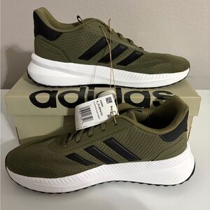 NEW Adidas PLRPATH Cloudfoam Running Shoes Men's Olive Green Sneakers.